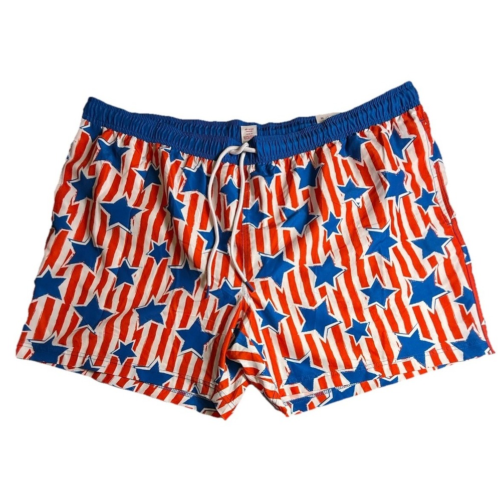 WAY‎ TO CELEBRATE Patriotic Men's Shorts, Swim Shorts Trunks, 3XL(48-50) NWT-642